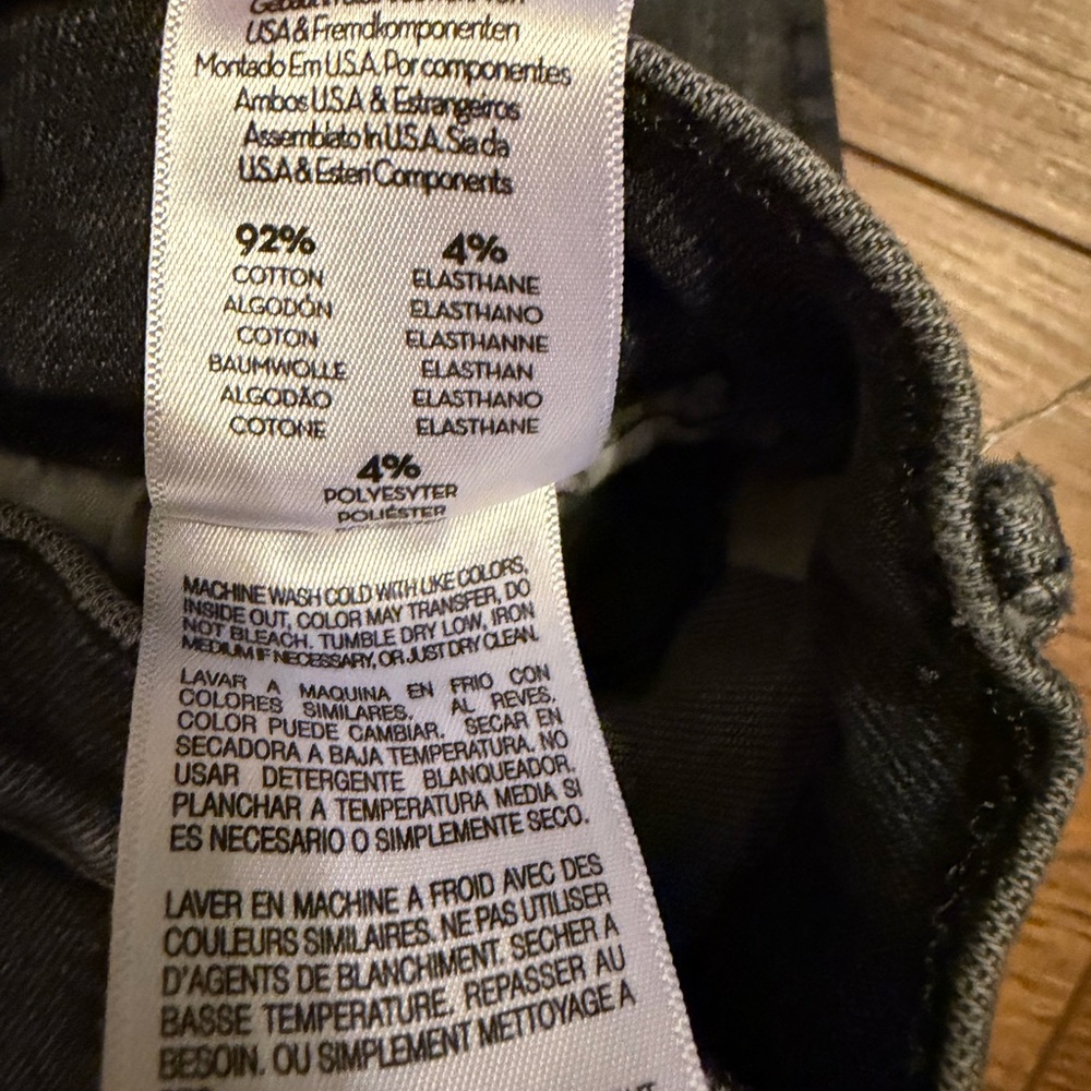 MOTHER The Insider Crop Step Fray size 26 Up In Smoke Jeans - Picture 6 of 10